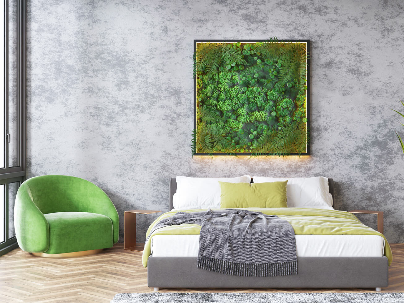 How to Craft Your Own Colorful Moss Wall Art At home – Mossaro