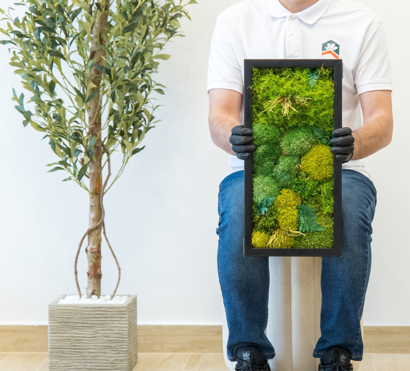 Briar Moss Frame 25x50cm